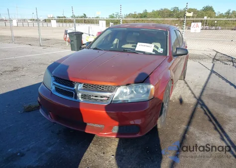 2012 Dodge Avenger Se из США, поврежденный, VIN 1C3CDZAB0CN238271